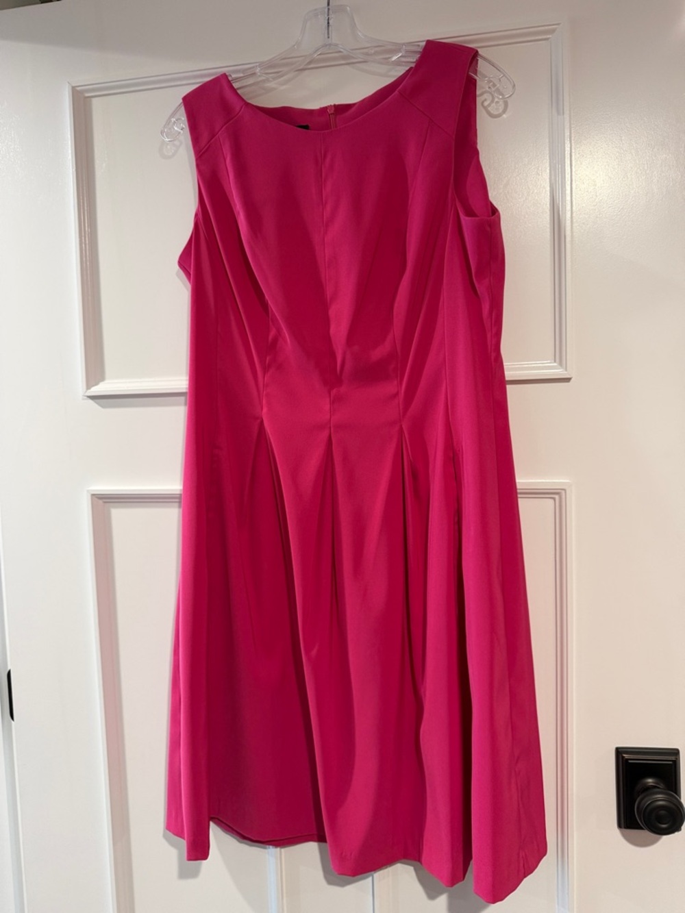 Alyx Strapless Fuchsia Fit-and-Flare Dress Size 12